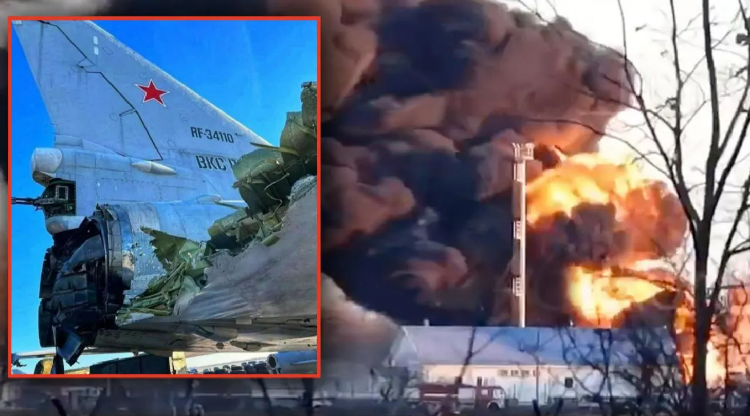 Eilmeldung! Angriff auf russischen Luftwaffenstützpunkt - Putins Überschallbomber in Flammen!